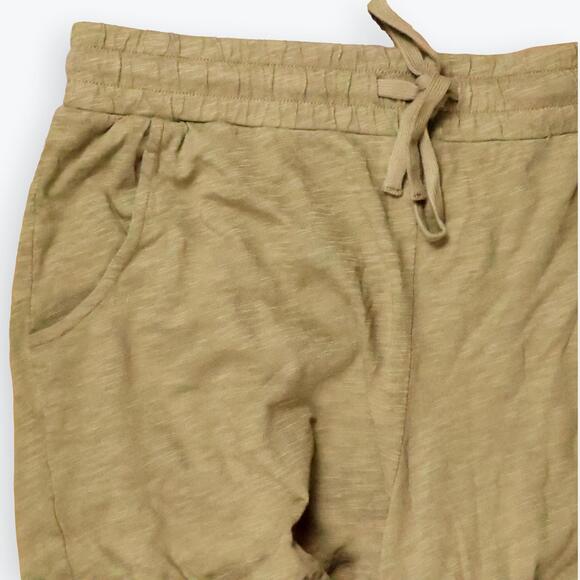 Bobi LA Olive Green Knit Distressed Hem Shorts M NWT - Picture 6 of 9